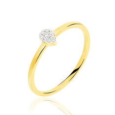 Bagur Or Jaune Adhira Forme Goutte