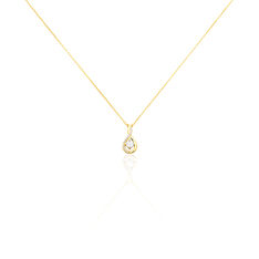 Collier Evana Or Jaune Et Oxydes