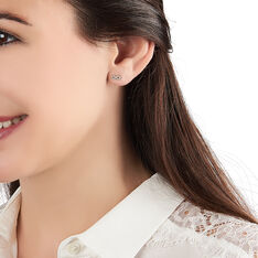 Boucles D'Oreilles Or Jaune Oxyde