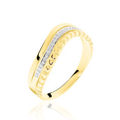 Bague Nola Or Jaune Et Diamants