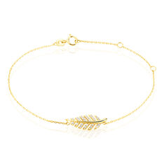 Bracelet Tilda Or Jaune Et Oxydes