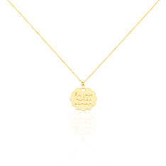 Collier Tatiana Or Jaune Pastille