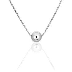 Collier Argent Rhodie Clara Dentelle