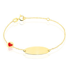 Bracelet Identite Bebe Ema Or Jaune
