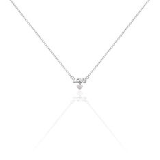 Collier Andrea Argent Love Et Coeur