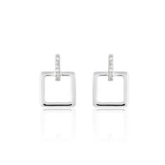 Boucles D'Oreilles Sarina Or Blanc