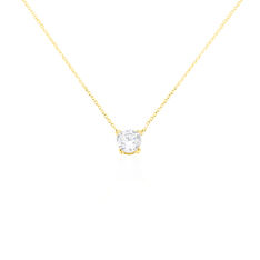 Collier Or Jaune Et Oxyde