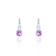 Boucles D'Oreilles Gaelle Or Blanc