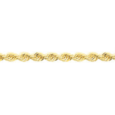 Collier Or Jaune Maille Corde