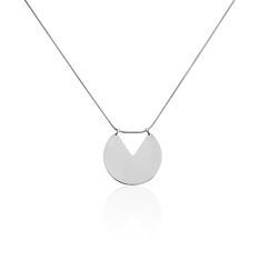Collier Sautoir Argent Boules Diamantees Chaine Boule