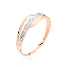 Bague Or Rose Et Diamants - Parure de mariage Femme | Marc Orian