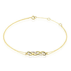 Bracelet Or Jaune Et Diamant