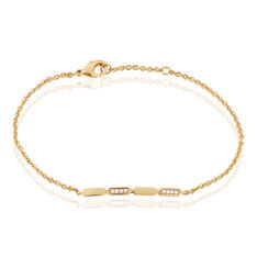 Bracelet Plaque Or Daphnea