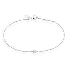 Bracelet Or Blanc Adhira Forme Goutte