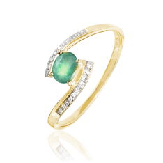 Bague Or Et Emeraude