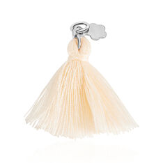 Pompon Beige Argent - Pendentifs Femme | Marc Orian