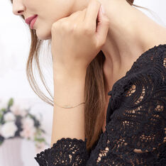 Bracelet Plaque Or Hanae - Bracelets cha&icirc;nes Femme | Marc Orian