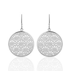 Boucles D'Oreilles Acier Lace Steel