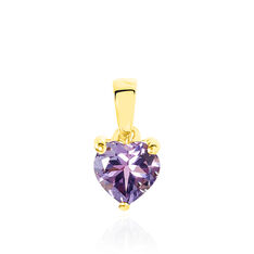 Pendentif Or Et Amethyste