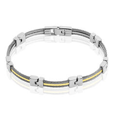 Bracelet Acier Et Or