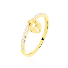 Bague Annalie Or Jaune C?Ur Cadenas