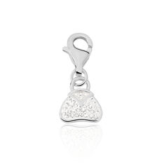 Charms Argent Et Strass