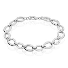 Bracelet Argent Et Oxydes