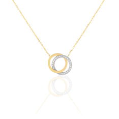 Collier Absolu Or Jaune Et Diamant 42cm