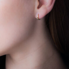 Creoles Or Jaune 1.5mm Diam 8mm