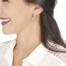 Boucles D'Oreilles Or Jaune Florica