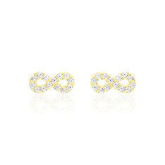Boucles D'Oreilles Or Jaune Oxyde