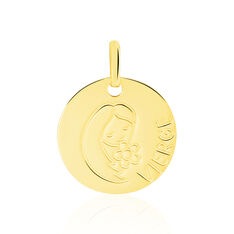Pendentif Or Jaune Zodiaque Signe Vierge