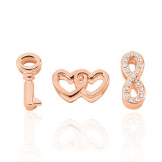 Lot Pampilles Laiton Rose Robyn