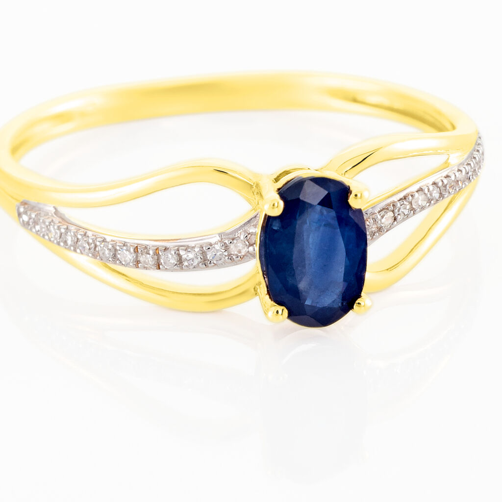 Bague Or Jaune Cecile Saphir B3dfjsb677n Marc Orian