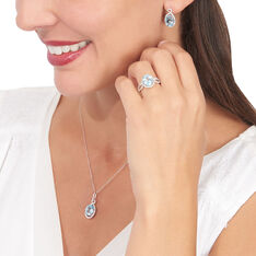 Boucles D'Oreilles Or Blanc Ayanna