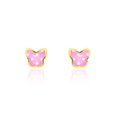 Boucles D'Oreilles Puces Or Jaune