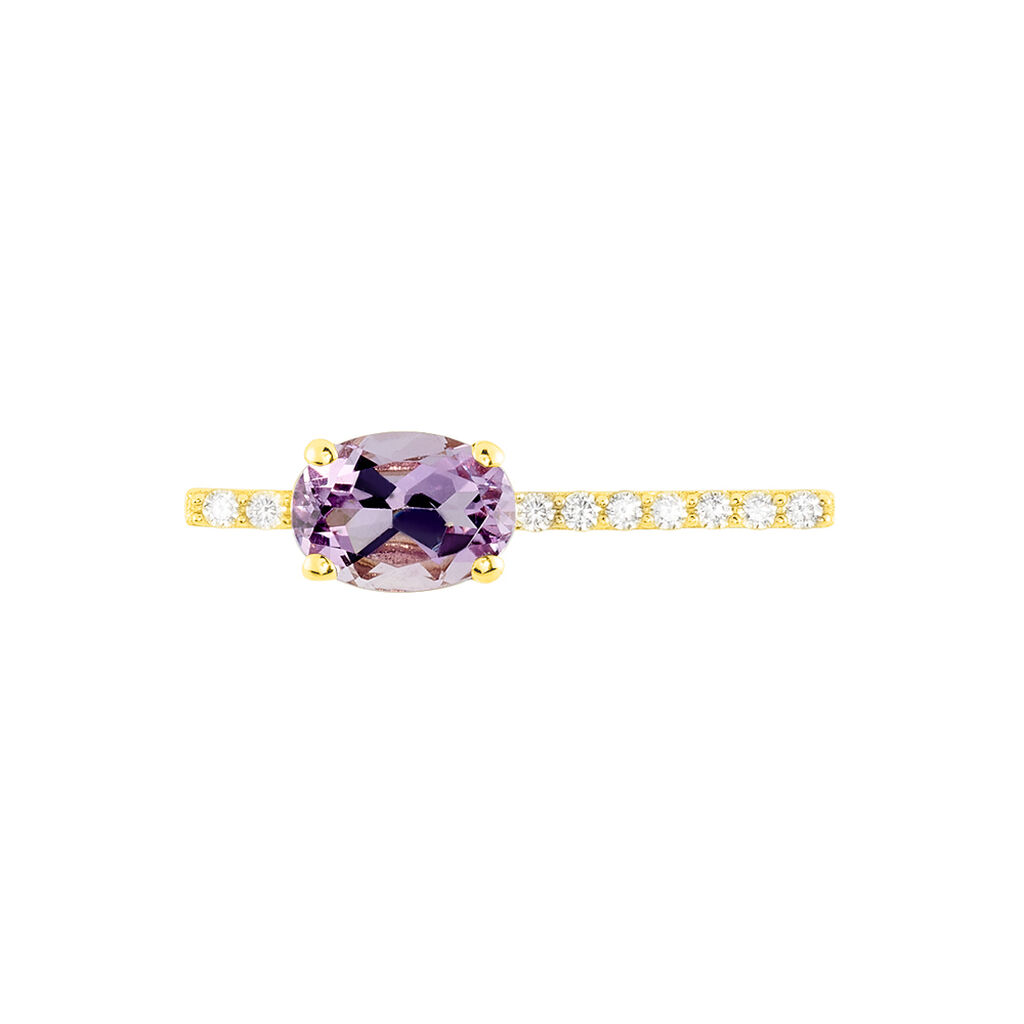 Bague Or Jaune Cindy Amethyste B3dfjyi364n Marc Orian