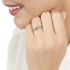 Bague Milana Or Rose Diamants