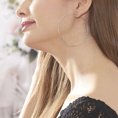 Creoles Argent E Flexible