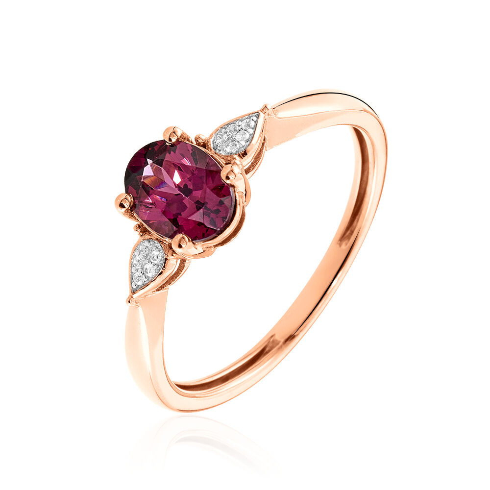 bague or rhodolite bague or rhodolite