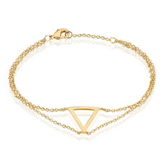 Bracelet Inna Plaque Or Jaune