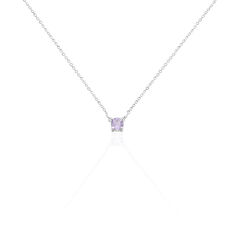 Collier Or Et Amethyste