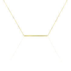 Collier Graphic Chic Or Jaune Barrette - Colliers Femme | Marc Orian