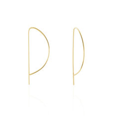 Boucles D'Oreilles Plaque Or