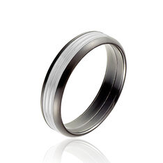 Bague Acier Pvd Titanium