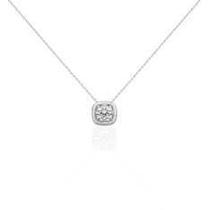 Collier Or Blanc Alixia Diamant