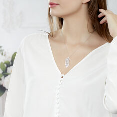 Collier Argent Rhodie Britany Oxyde - Colliers Femme | Marc Orian