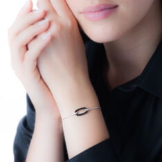 Bracelet Argent Et Ceramique