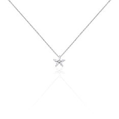 Collier Or Blanc Et Oxydes Horcia