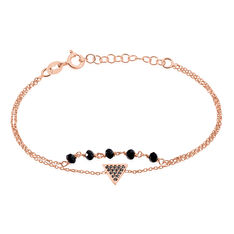 Bracelet Argent Dore Rose Andreana